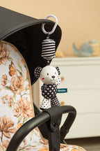 Sensillo Fekete-fehér babakocsi medál medve