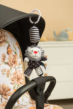 Sensillo Fekete-fehér babakocsi medál oroszlán