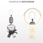 Sensillo Fekete-fehér babakocsi medál oroszlán