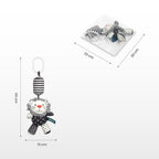 Sensillo Fekete-fehér babakocsi medál oroszlán