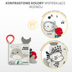 Sensillo Fekete-fehér textilkönyv Delfin