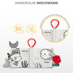 Sensillo Fekete-fehér textilkönyv Delfin