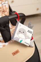 Sensillo Fekete-fehér textilkönyv Delfin