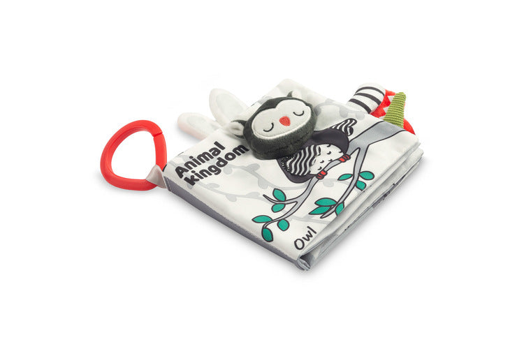 Sensillo Fekete-fehér textilkönyv bagoly