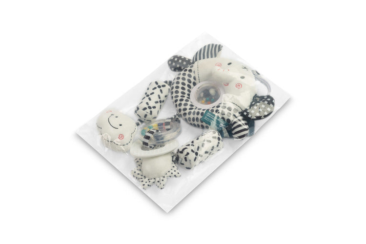 Sensillo Fekete-fehér utazójáték elefánt