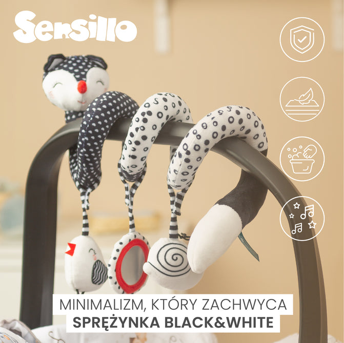 Sensillo Fekete-fehér oktató tavaszi róka