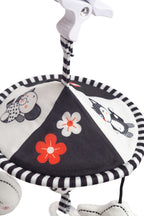 Sensillo Fekete-fehér babakocsi körhinta csillag