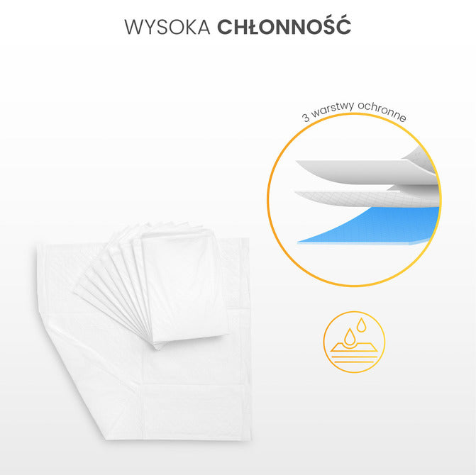 Sensillo Prémium Eldobható Higiéniai Betétek 60X60 Cm (10 db)