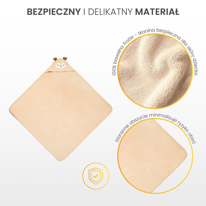 Sensillo Bathfriends kádtakaró 100x100 elefántszürke