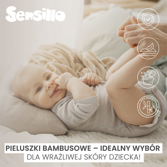 Sensillo Bambusz pelenka 3 db-os szettben, sündisznó mintás, kék, 70x80 cm