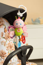 Sensillo Színes utazási csörgő pillangó