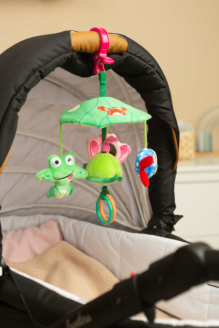 Sensillo Színes babakocsi körhinta béka