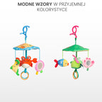 Sensillo Színes babakocsi körhinta béka