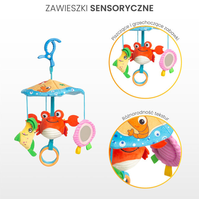 Sensillo Színes babakocsi körhinta rák