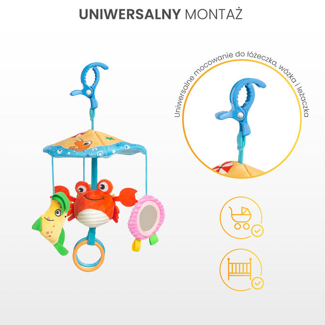 Sensillo Színes babakocsi körhinta rák