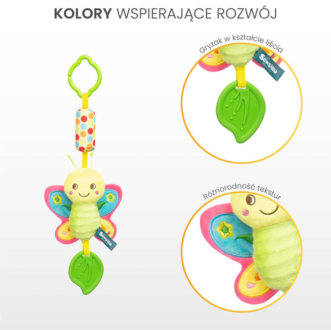 Sensillo Színes babakocsi medál Birdie