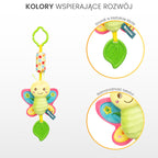 Sensillo Színes babakocsi medál Birdie