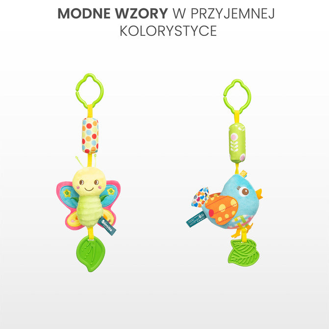 Sensillo Színes babakocsi medál Birdie