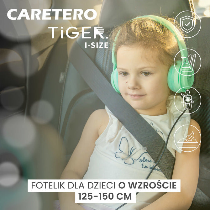 Caretero Tiger I-Size ülés kékeszöld (125-150)