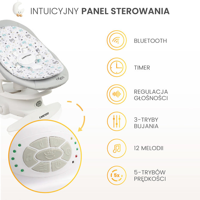 Caretero Rocker Noco szürke