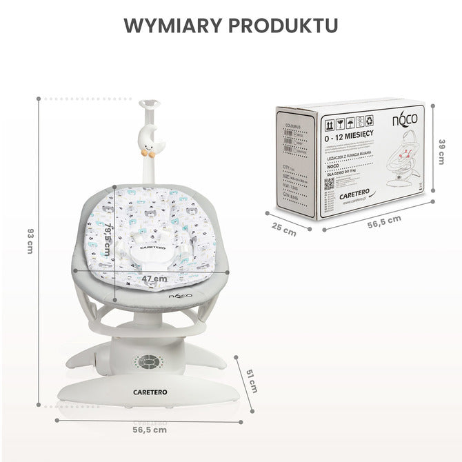 Caretero Rocker Noco szürke