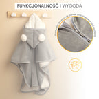 Sensillo Autósülés poncsó bézs plüss