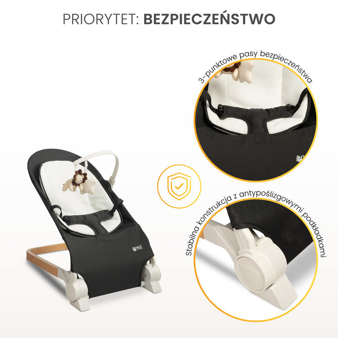 Caretero Ugrálóvár fenyőbarna