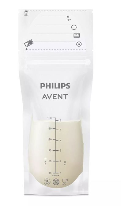 Philips Avent Scf603/25 Élelmiszertároló zacskók 180 ml