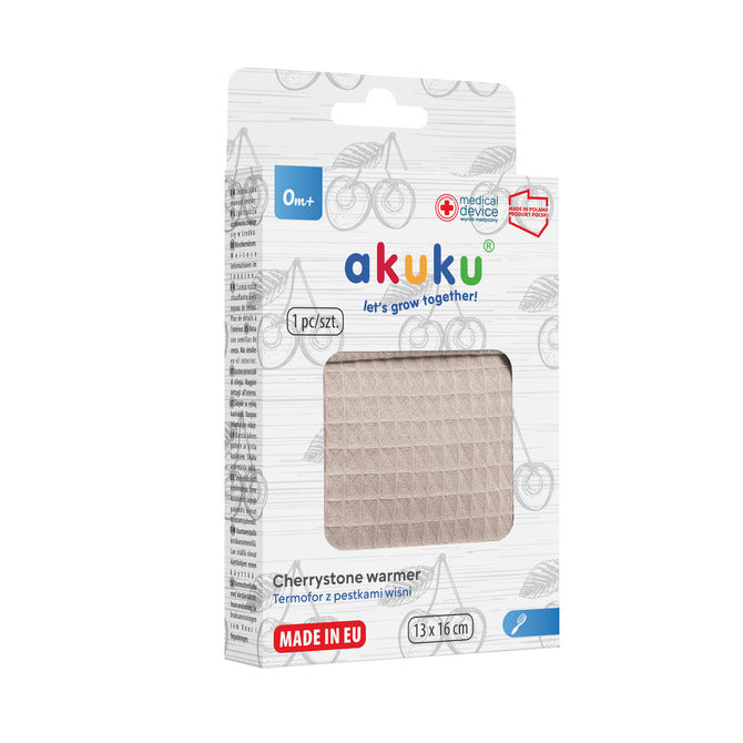 Akuku A0633 Melegvizes Palack Cseresznyemagokkal 13 X 16 Cm Bézs