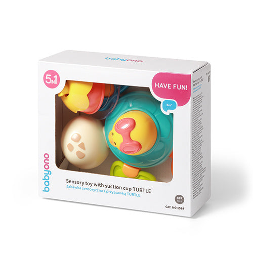 Babyono 1584 Szenzoros Játék Tapadókorongos Teknős