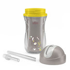 Chicco 180745 Termosz bögre 266 ml, szalmaszál, 14+, szürke