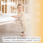 Sensillo Hálózsák XL Nyuszik Bézs Tog 1.0