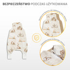 Sensillo Hálózsák XL Nyuszik Bézs Tog 1.0