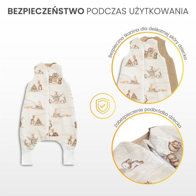 Sensillo Hálózsák XL Nyuszik Bézs Tog 1.0