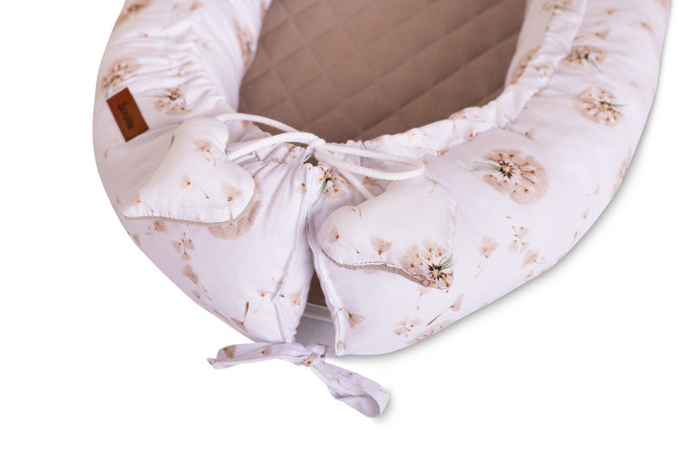 Sensillo Babafészek Muszlin Pitypang Bézs + Párna