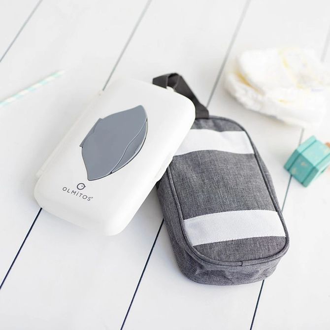 Angelcare 8966 Olmitos pelenka- és törlőkendőtartó, szürke