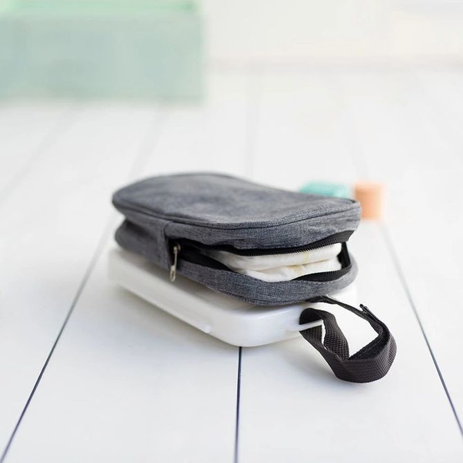 Angelcare 8966 Olmitos pelenka- és törlőkendőtartó, szürke