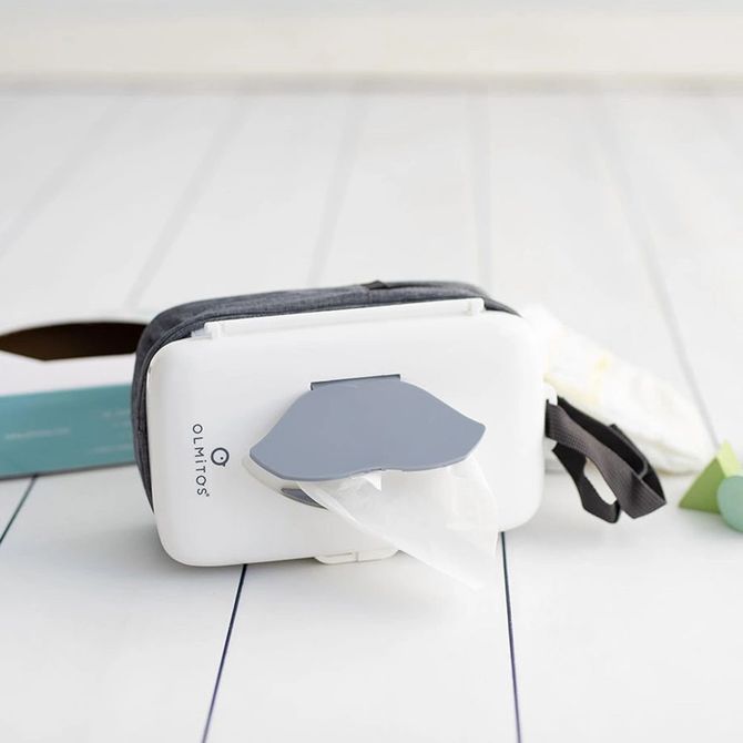 Angelcare 8966 Olmitos pelenka- és törlőkendőtartó, szürke