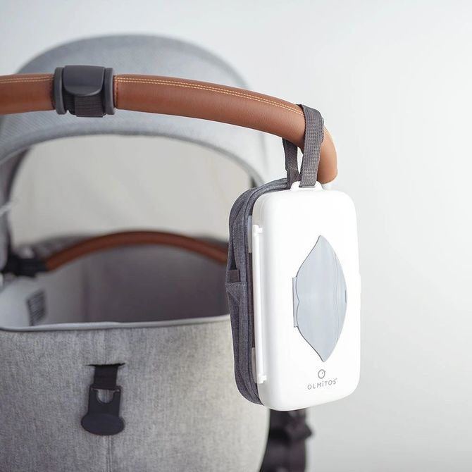 Angelcare 8966 Olmitos pelenka- és törlőkendőtartó, szürke