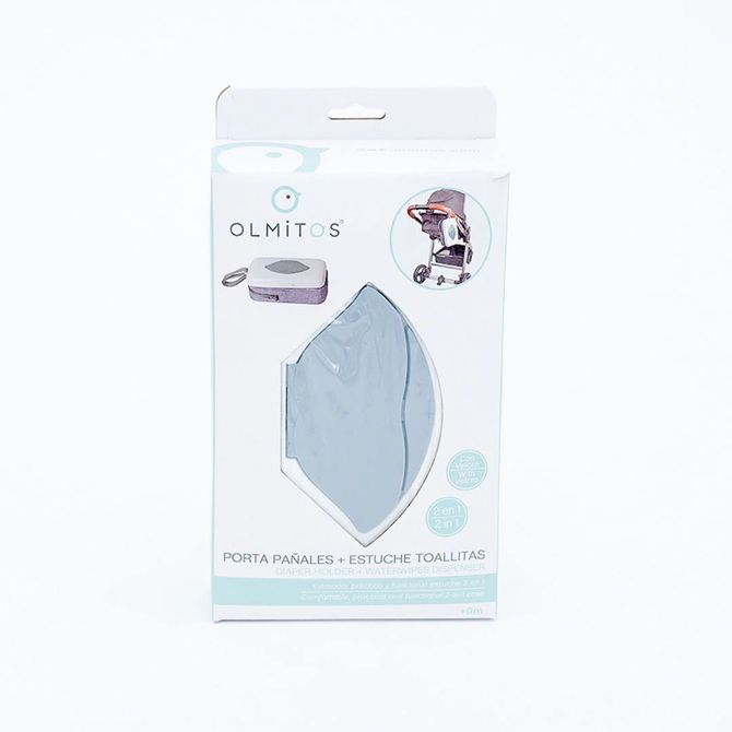 Angelcare 8966 Olmitos pelenka- és törlőkendőtartó, szürke