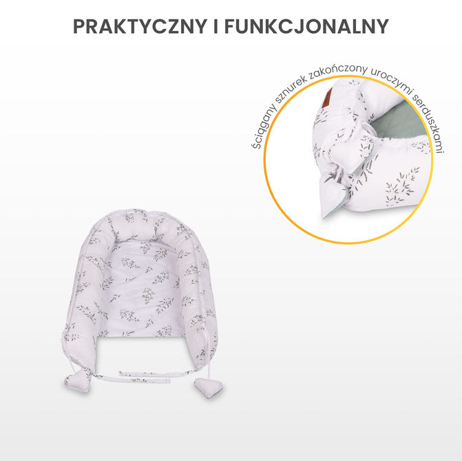 Sensillo Babafészek Muszlin Pitypang Bézs + Párna