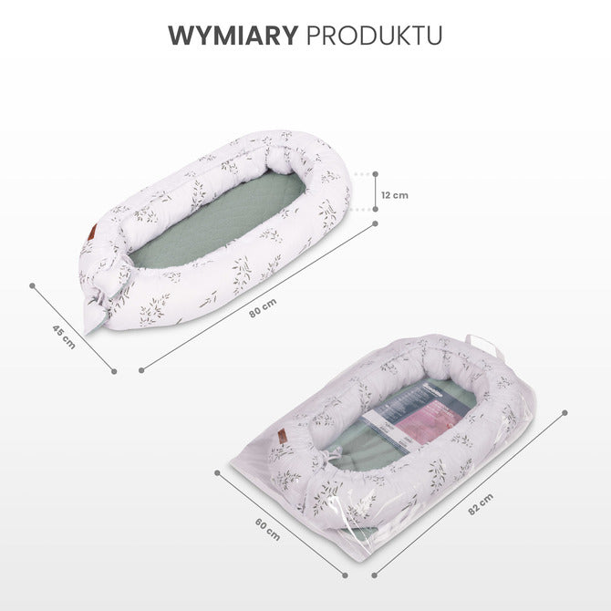 Sensillo Babafészek Muszlin Pitypang Bézs + Párna