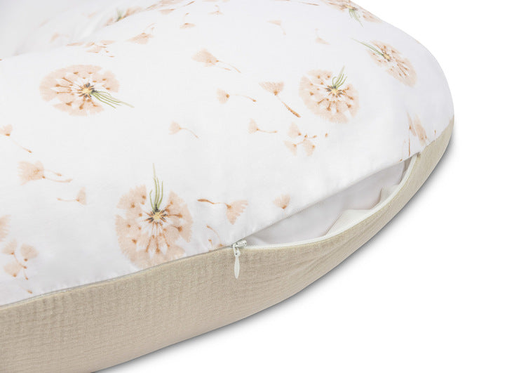 Sensillo Muszlin etetőpárna pitypang bézs színben