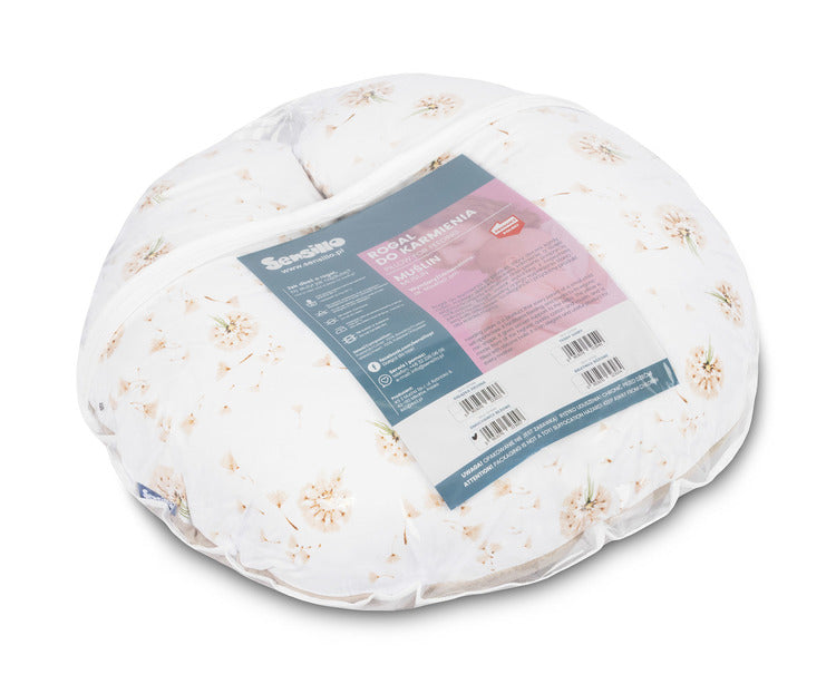 Sensillo Muszlin etetőpárna pitypang bézs színben