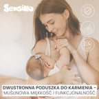 Sensillo Muszlin etetőpárna ág zöld