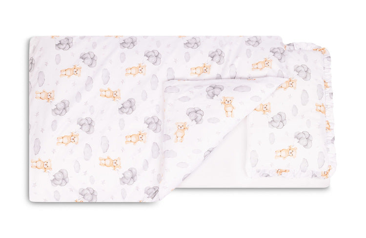 Sensillo Kétrészes Ágyneműhuzat Teddy Szürke 100X135 Cm