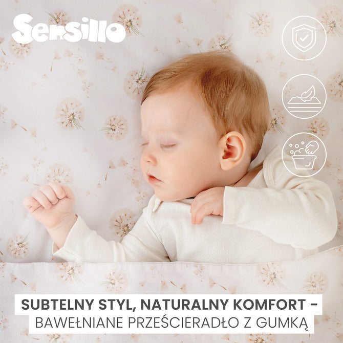 Sensillo Nyomtatott Lepedő Teddy Szürke 60X120Cm