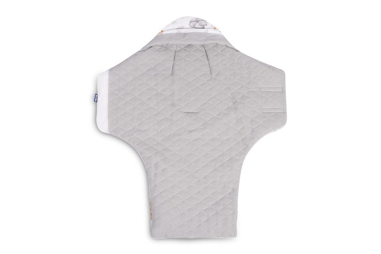 Sensillo Muszlin mózeskosár pólya, szürke, mackó