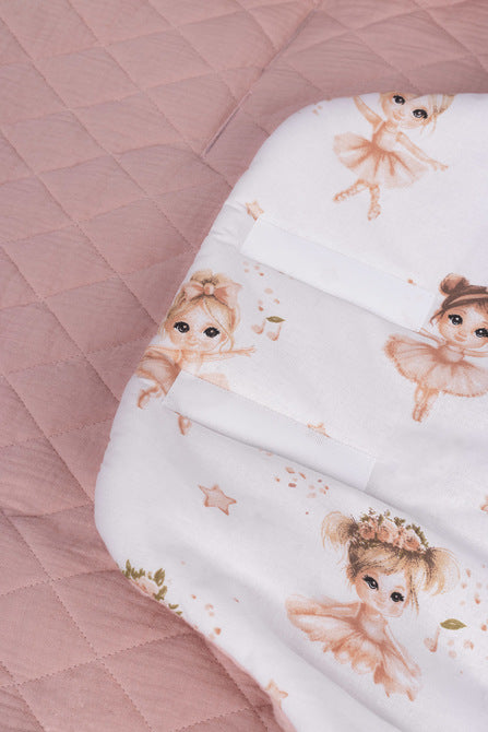 Sensillo Muszlin mózeskosár pólya balerináknak rózsaszín