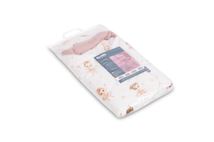 Sensillo Muszlin mózeskosár pólya balerináknak rózsaszín